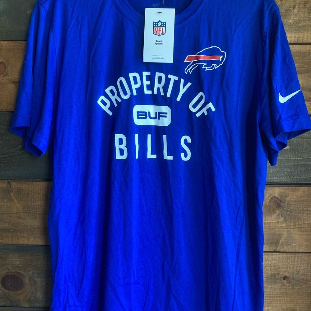 Nike Buffalo Bills Blue DRI FIT T-Shirt size L